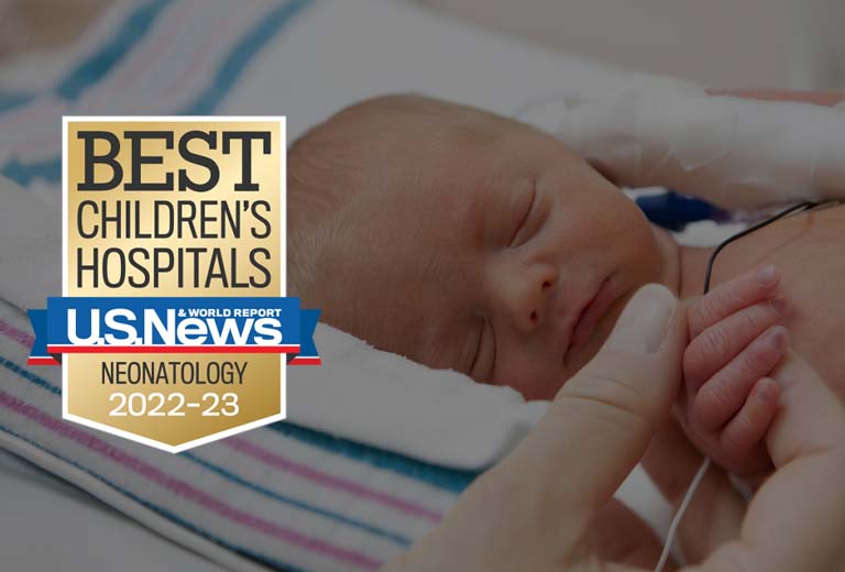 Best Children's Hospitals Neonatology 2022-23 U.S. News & World Report