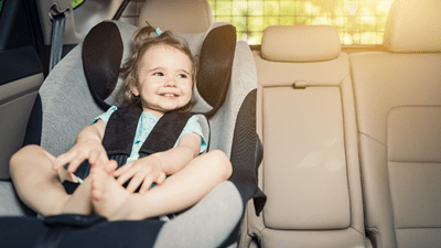 Child in carseat