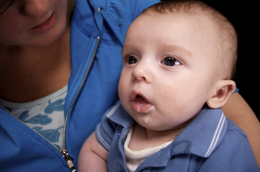 My baby is spitting up is this normal?