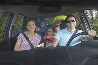 Family in Car