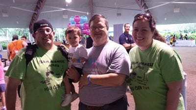 Winnie Palmer Hospital NICU Family at Walk For Winnie