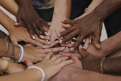 Group of Hands