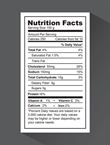 nutrition label