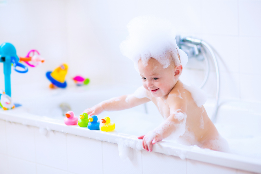 What do you do when your child just won't cooperate with getting clean?