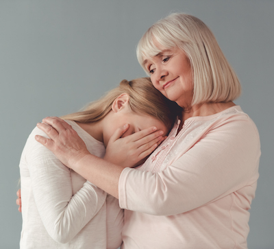 Grandmother and Granddaughter 